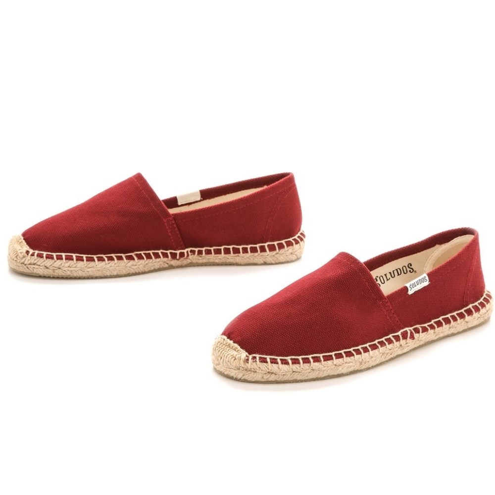 Soludos Dali Suede Espadrille Loafer Sz 8